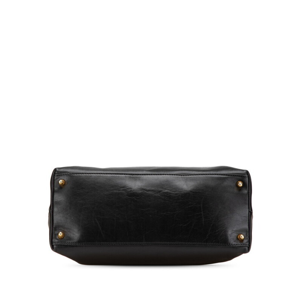 Fendi Selleria handbag black leather - Picture 3 of 8